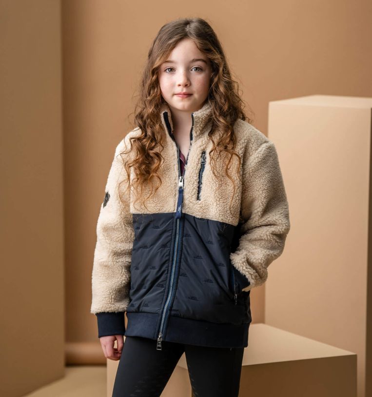Alessandro Albanese Lori Zip Through Borg Fleece Kids - Alessandro Albanese - Equiluxe Tack