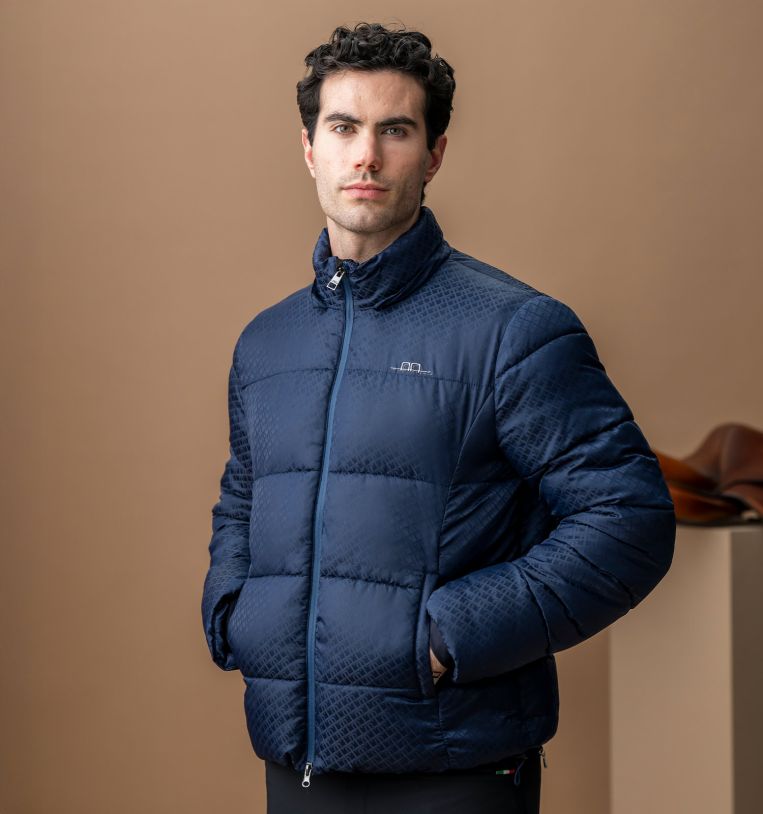 Alessandro Albanese Quilo Mens Monogram Puffer Coat - Alessandro Albanese - Equiluxe Tack