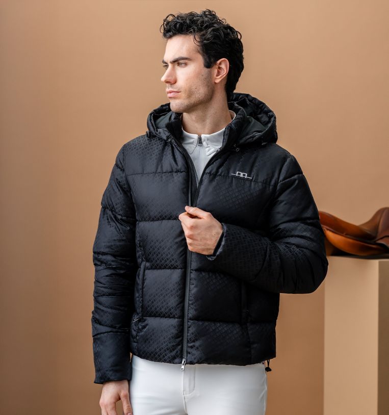 Alessandro Albanese Quilo Mens Monogram Puffer Coat - Alessandro Albanese - Equiluxe Tack