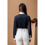 Alessandro Albanese Women's Alcina Long Sleeve Show Shirt - Charcoal - Alessandro Albanese - Equiluxe Tack