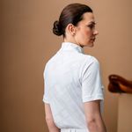 Alessandro Albanese Women's Elena Short Sleeve Show Shirt - White - Alessandro Albanese - Equiluxe Tack
