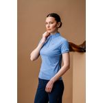 Alessandro Albanese Women's Gia Tech Quarter Zip - Sicilian Blue - Alessandro Albanese - Equiluxe Tack