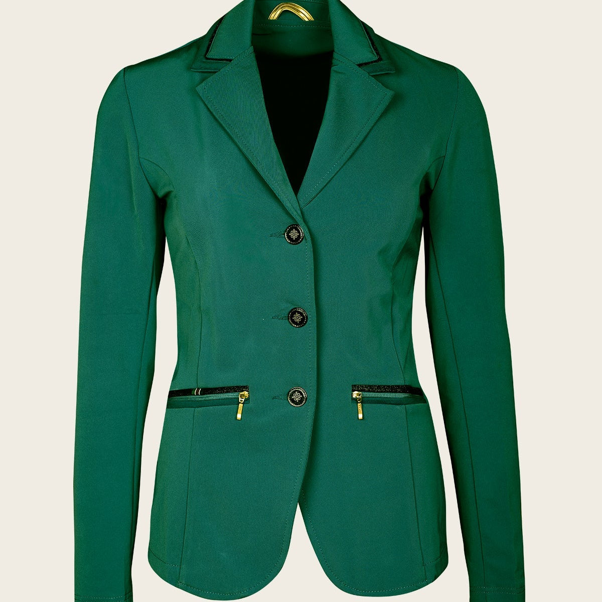 Alpine Green Lightweight Show Jacket - Espoir Equestrian - Equiluxe Tack