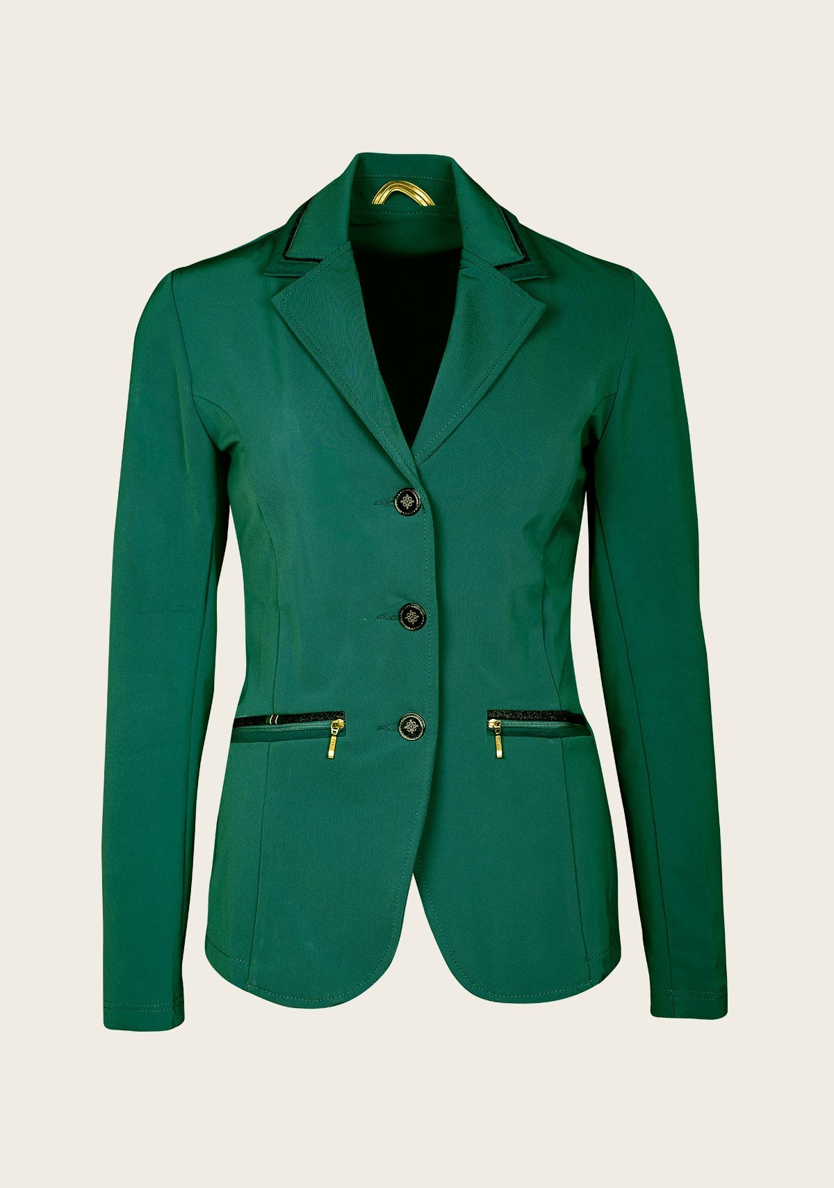 Alpine Green Lightweight Show Jacket - Espoir Equestrian - Equiluxe Tack