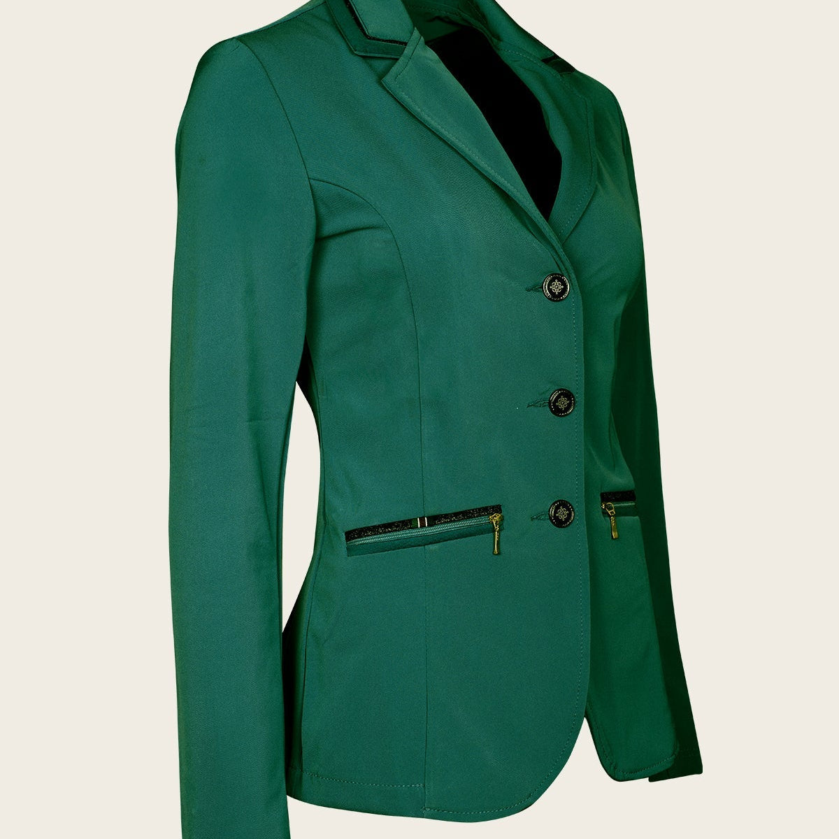 Alpine Green Lightweight Show Jacket - Espoir Equestrian - Equiluxe Tack