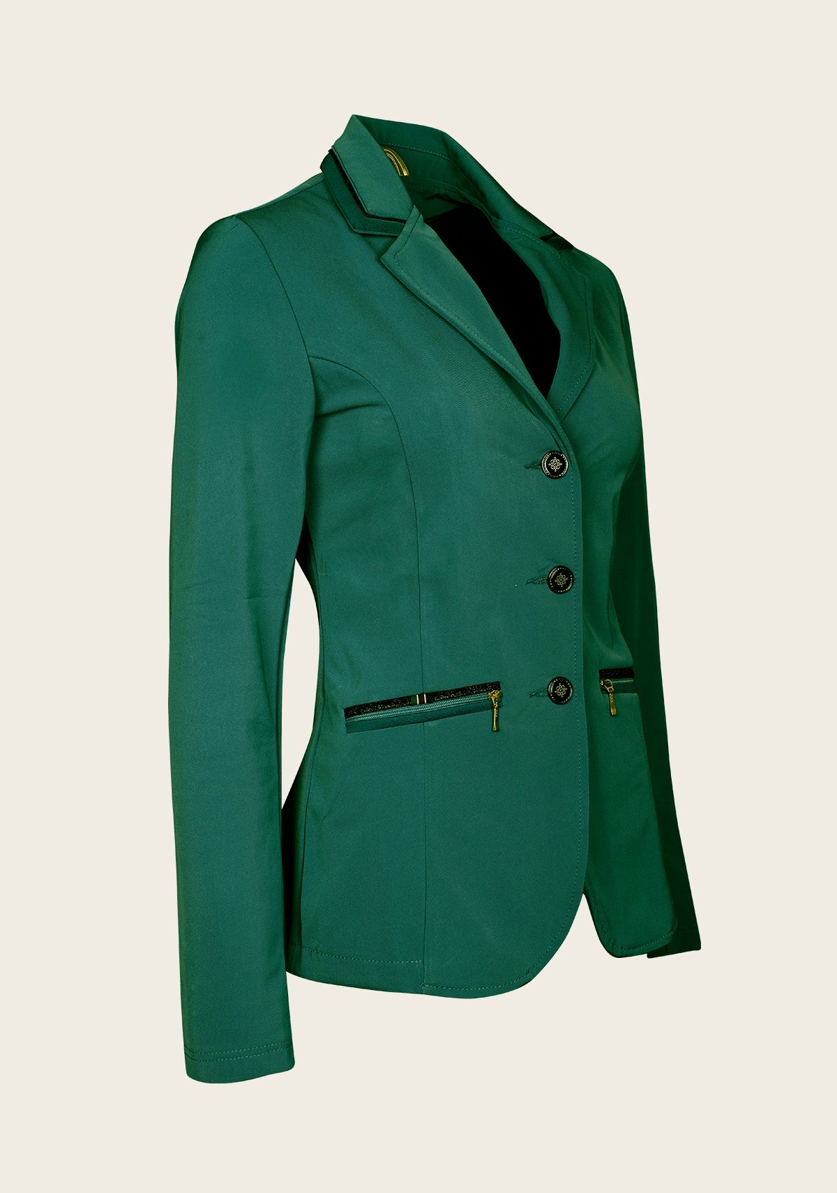 Alpine Green Lightweight Show Jacket - Espoir Equestrian - Equiluxe Tack