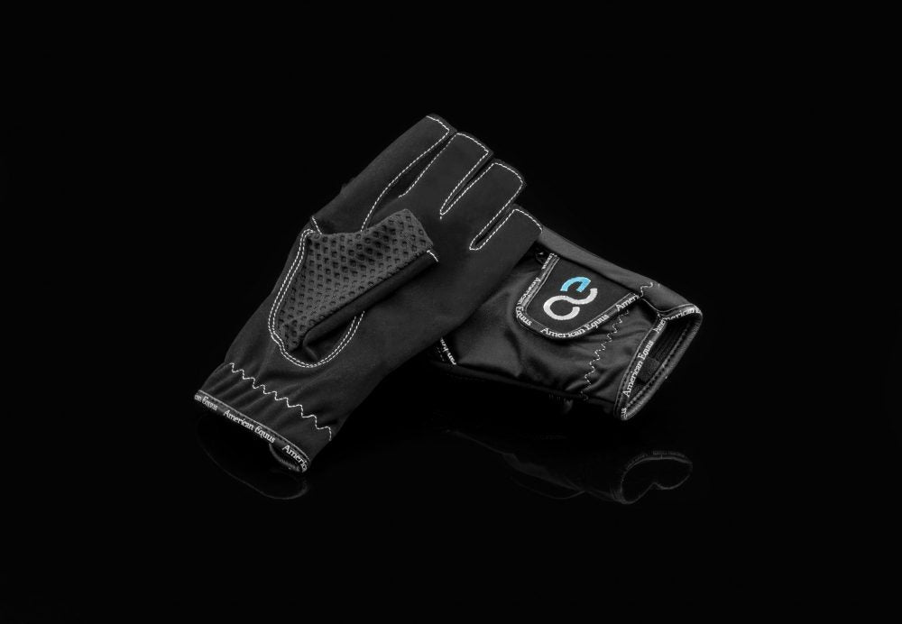 American Equus Cool - flow Fingerless Equestrian Riding Gloves - American Equus - Equiluxe Tack