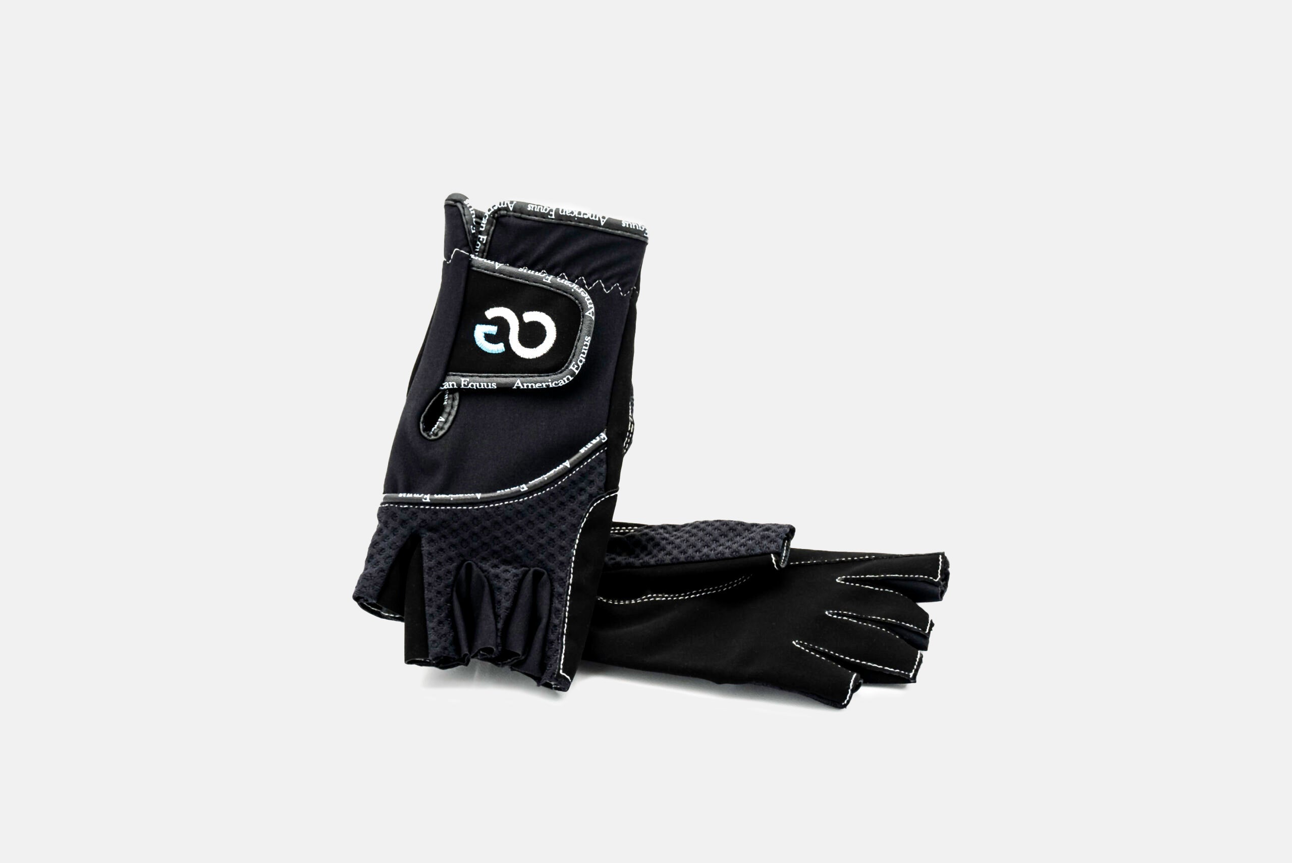 American Equus Cool - flow Fingerless Equestrian Riding Gloves - American Equus - Equiluxe Tack