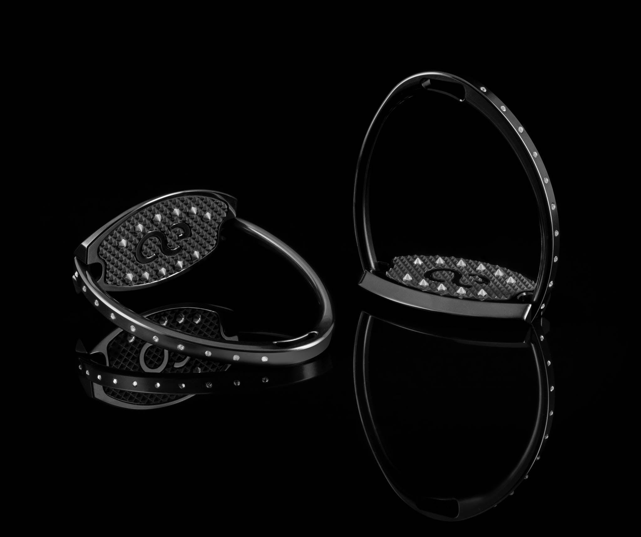 American Equus Crystal Edition Elite English Stirrups - Equiluxe Tack