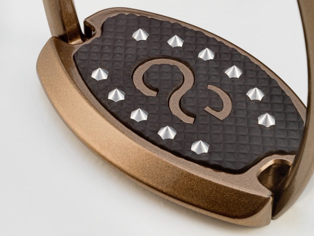 American Equus "Elite" English Stirrups Bronze Chrome - American Equus - Equiluxe Tack