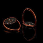 American Equus "Elite" English Stirrups Cashmere Copper - American Equus - Equiluxe Tack