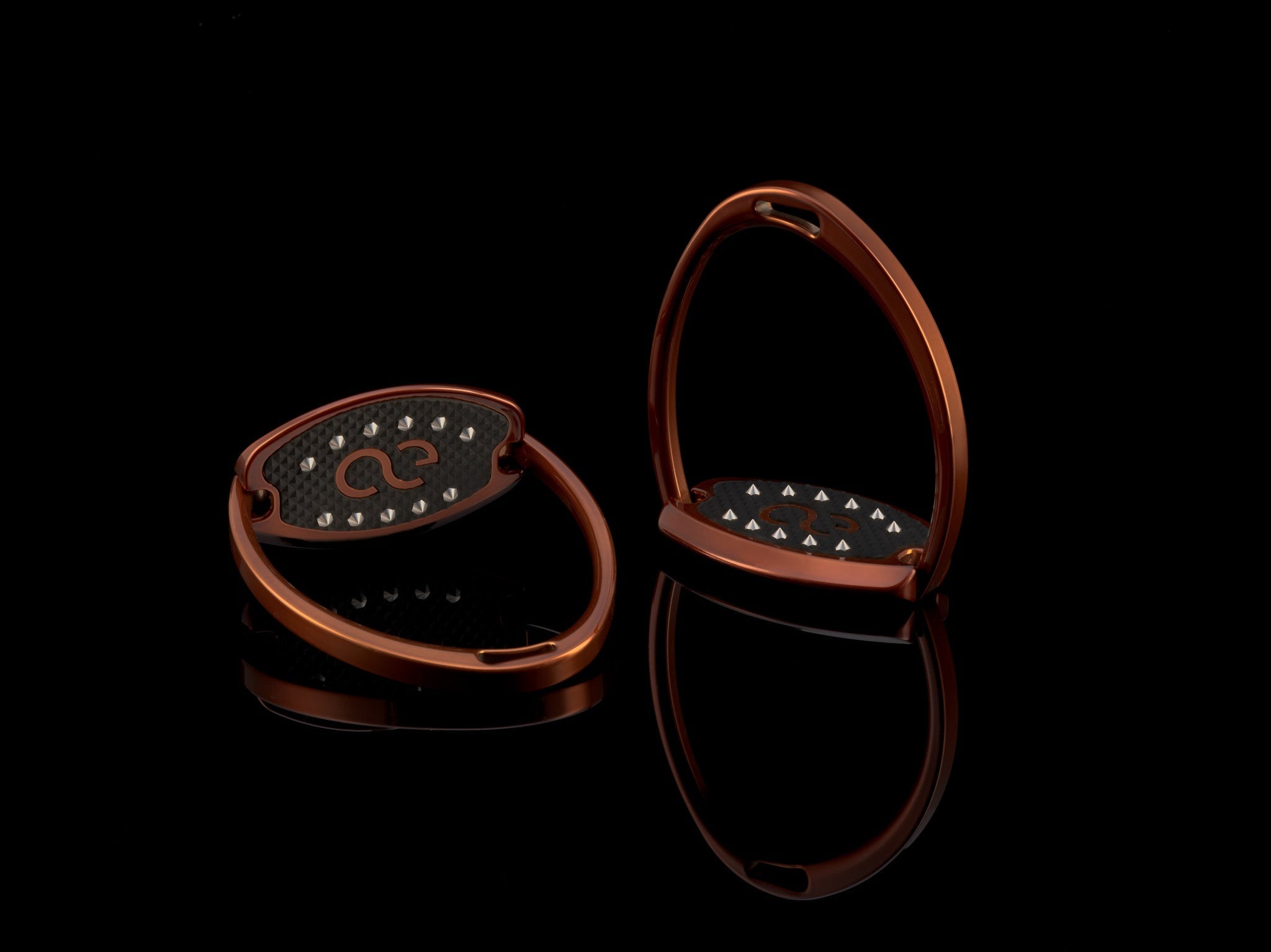 American Equus "Elite" English Stirrups Cashmere Copper - American Equus - Equiluxe Tack