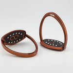 American Equus "Elite" English Stirrups Cashmere Copper - American Equus - Equiluxe Tack