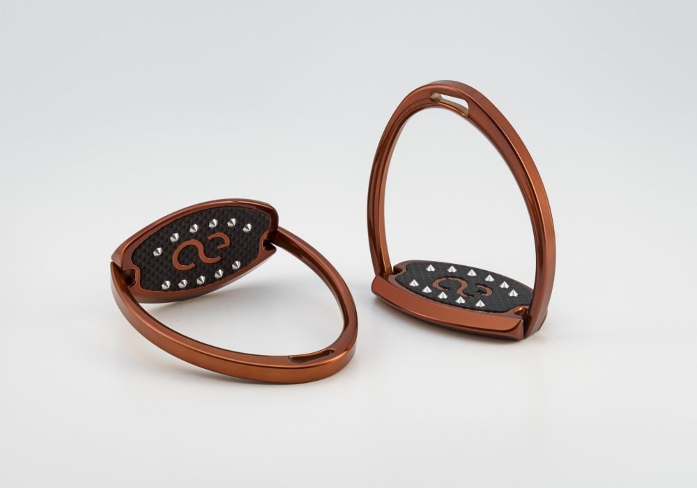 American Equus "Elite" English Stirrups Cashmere Copper - American Equus - Equiluxe Tack