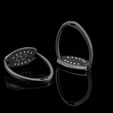 American Equus "Elite" English Stirrups Holographic Black - American Equus - Equiluxe Tack