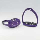 American Equus "Elite" English Stirrups Lamborghini Purple - American Equus - Equiluxe Tack