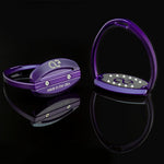 American Equus "Elite" English Stirrups Lamborghini Purple - American Equus - Equiluxe Tack