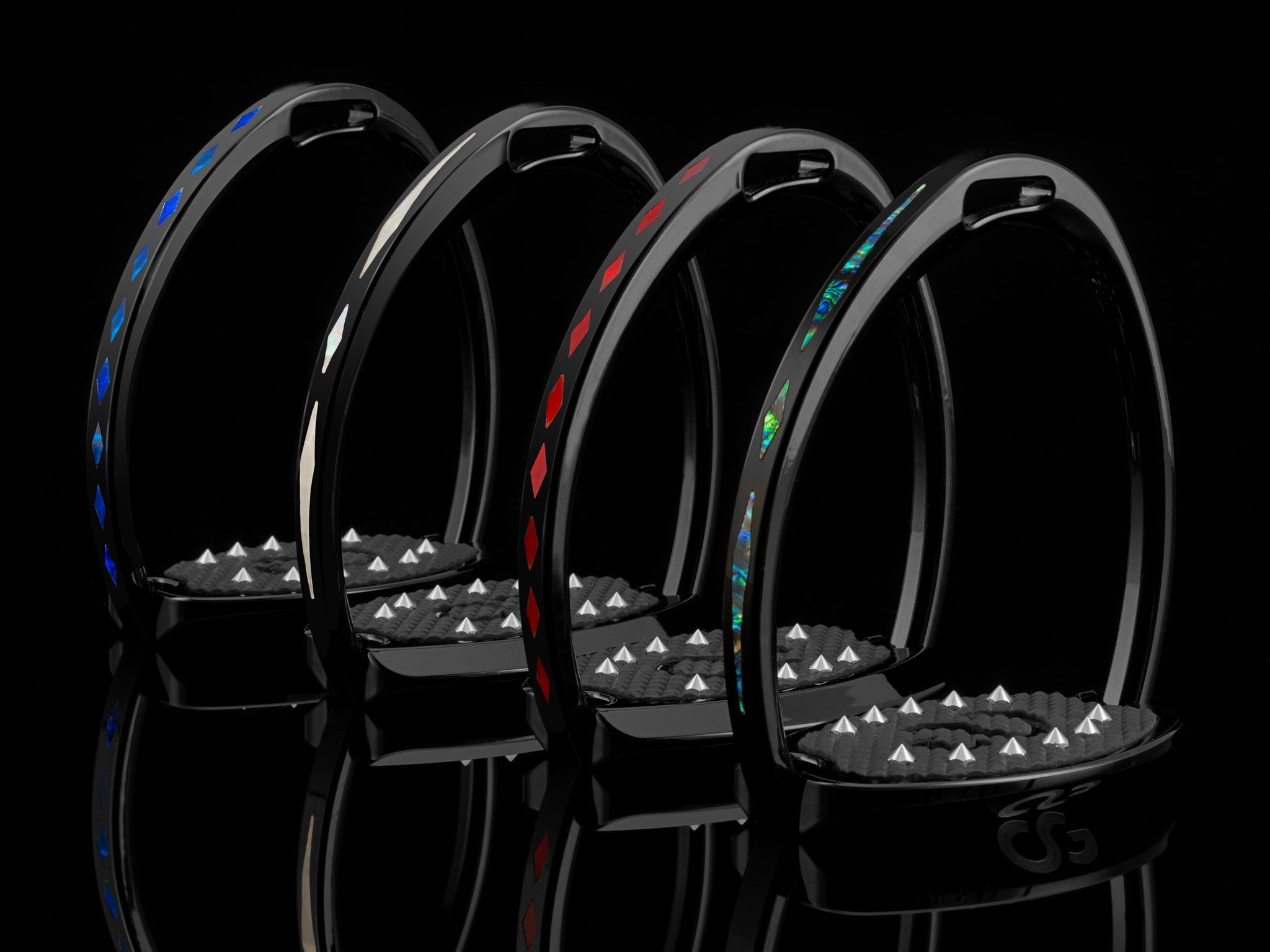 American Equus Elite English Stirrups - Under the Sea Edition - American Equus - Equiluxe Tack