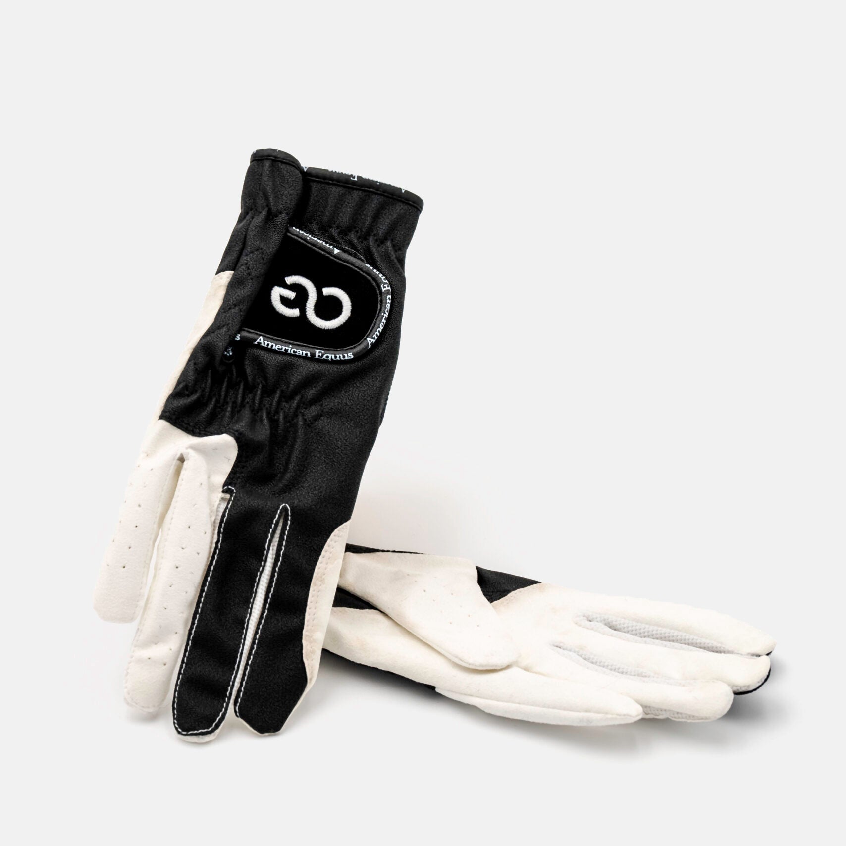 American Equus Half and Half Equestrian Riding Gloves - American Equus - Equiluxe Tack