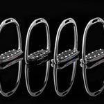 American Equus Limited Edition English Hunter EQ Slim Fillis 7 Crystal Stirrups - Equiluxe Tack