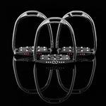 American Equus Limited Edition English Hunter EQ Slim Fillis 7 Crystal Stirrups - Equiluxe Tack