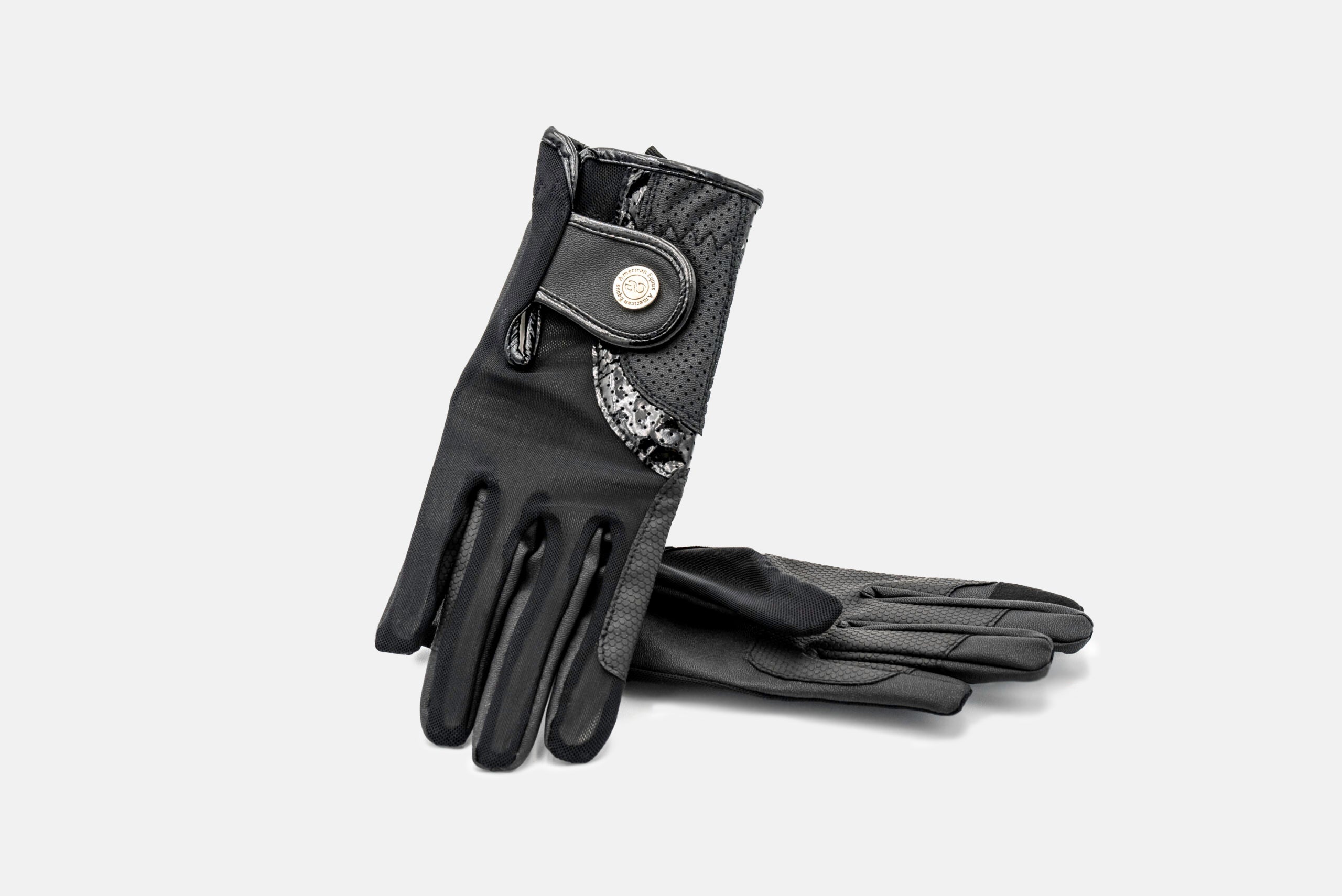 American Equus Modern Mesh Equestrian Riding Gloves - Equiluxe Tack