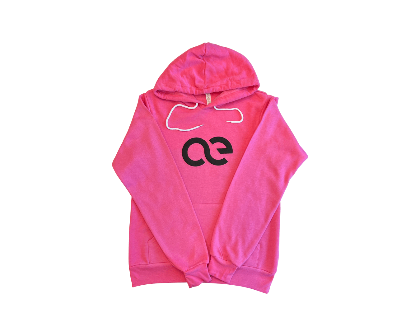 American Equus Puffy Signature Fleece Hoodie Pink - Equiluxe Tack