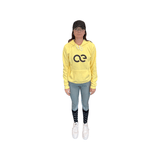 American Equus Puffy Signature Fleece Hoodie Yellow - Equiluxe Tack