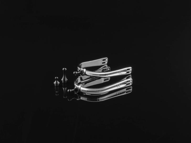 American Equus Quik - X Interchangeable English Spurs Show Chrome Finish - American Equus - Equiluxe Tack