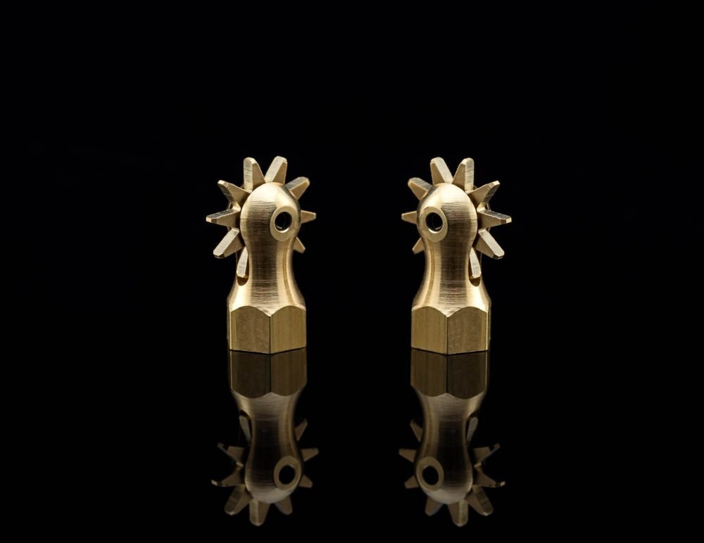 American Equus "Quik - X" Interchangeable Western Polo Spurs - American Equus - Equiluxe Tack