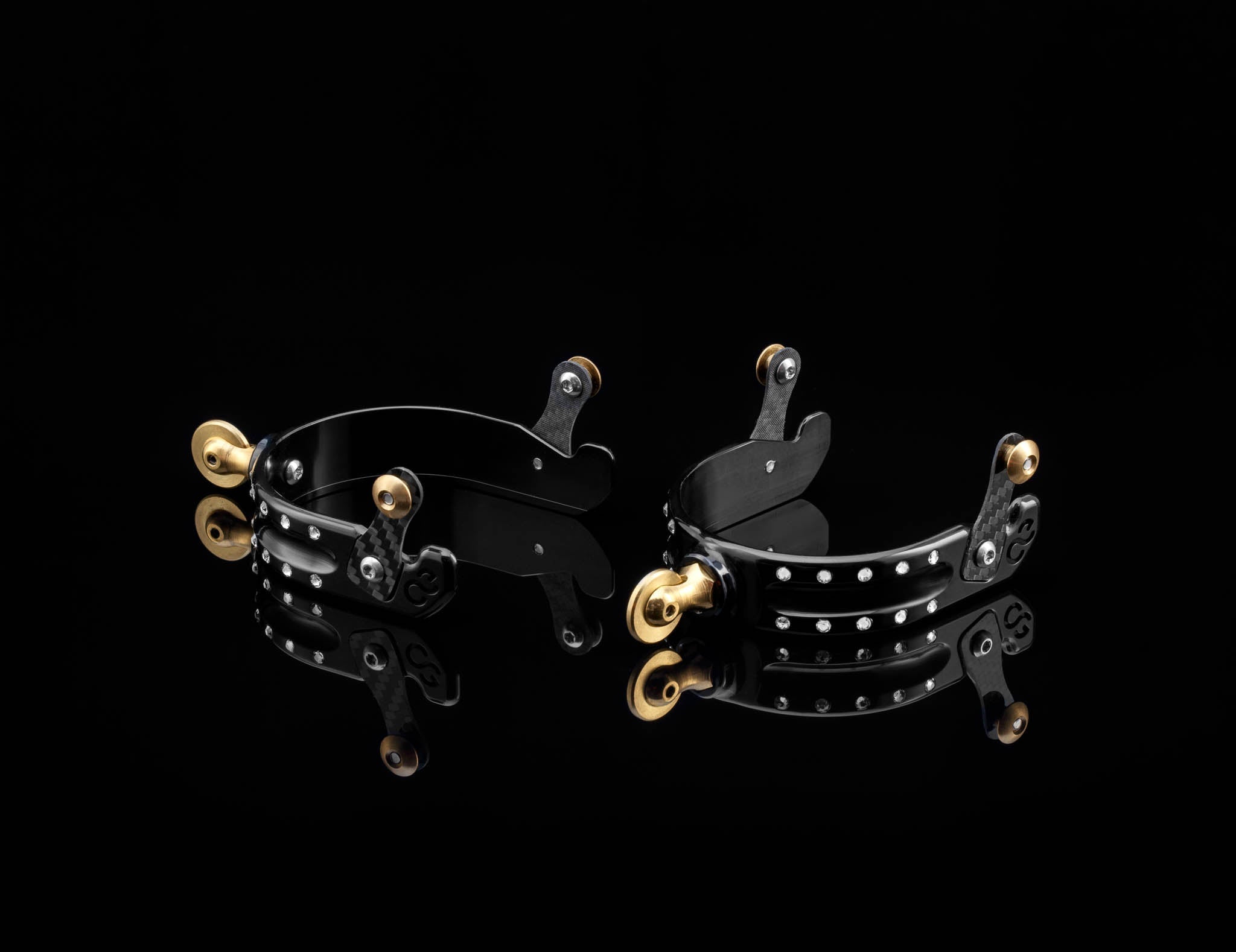 American Equus "Quik - X" Interchangeable Western Spurs - Crystal Edition - American Equus - Equiluxe Tack