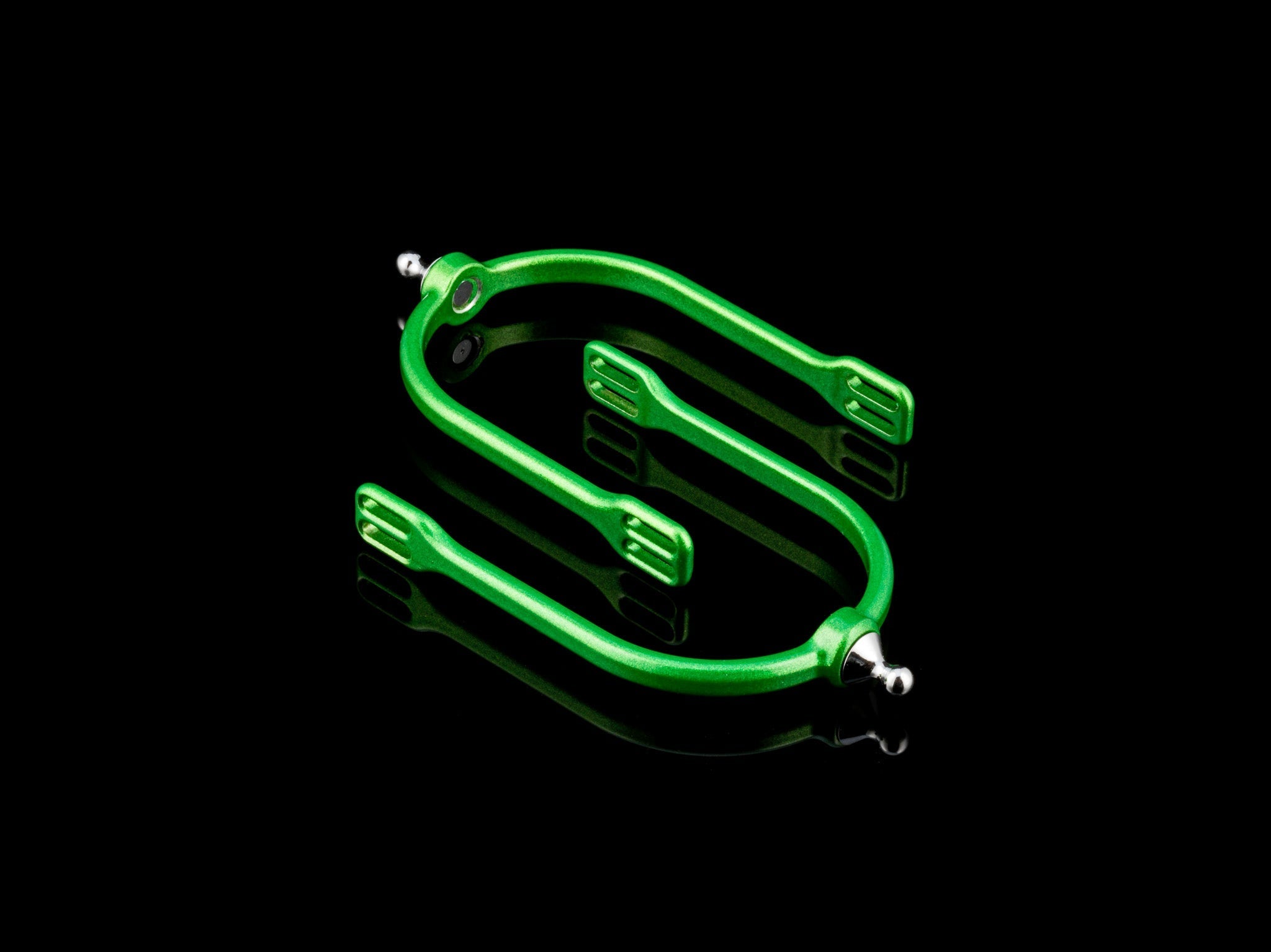 American Equus Quik-X SLIM Interchangeable English Spurs Illusion Green - Equiluxe Tack