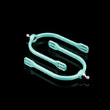 American Equus Quik-X SLIM Interchangeable English Spurs Illusion Tiffany Blue - Equiluxe Tack