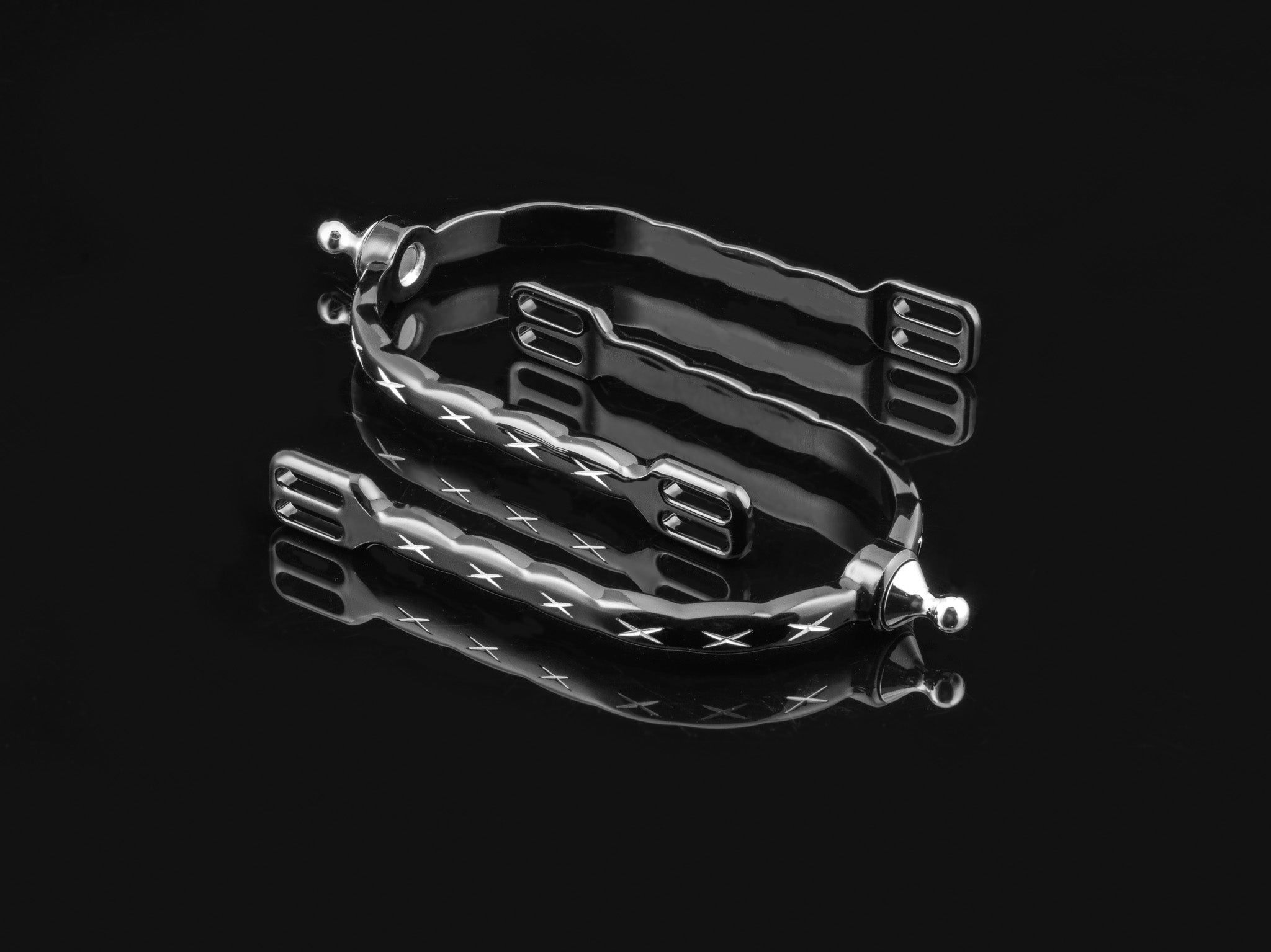 American Equus Quik-X Slim Interchangeable English Spurs - X's Edition - Equiluxe Tack