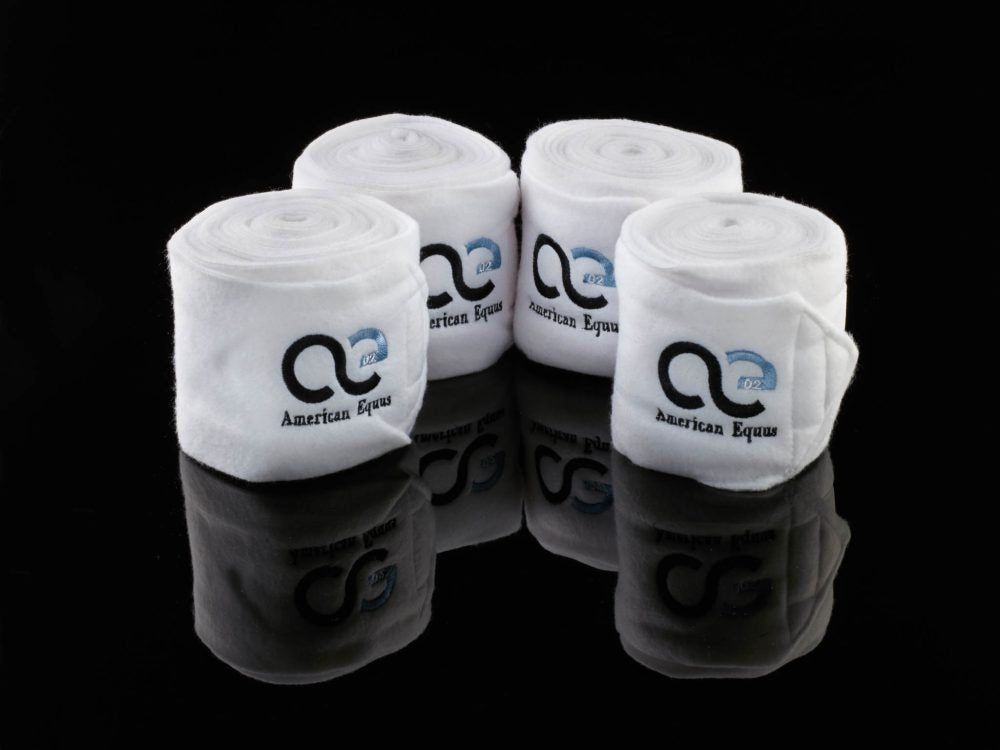 American Equus Signature Logo Polo Wraps - American Equus - Equiluxe Tack