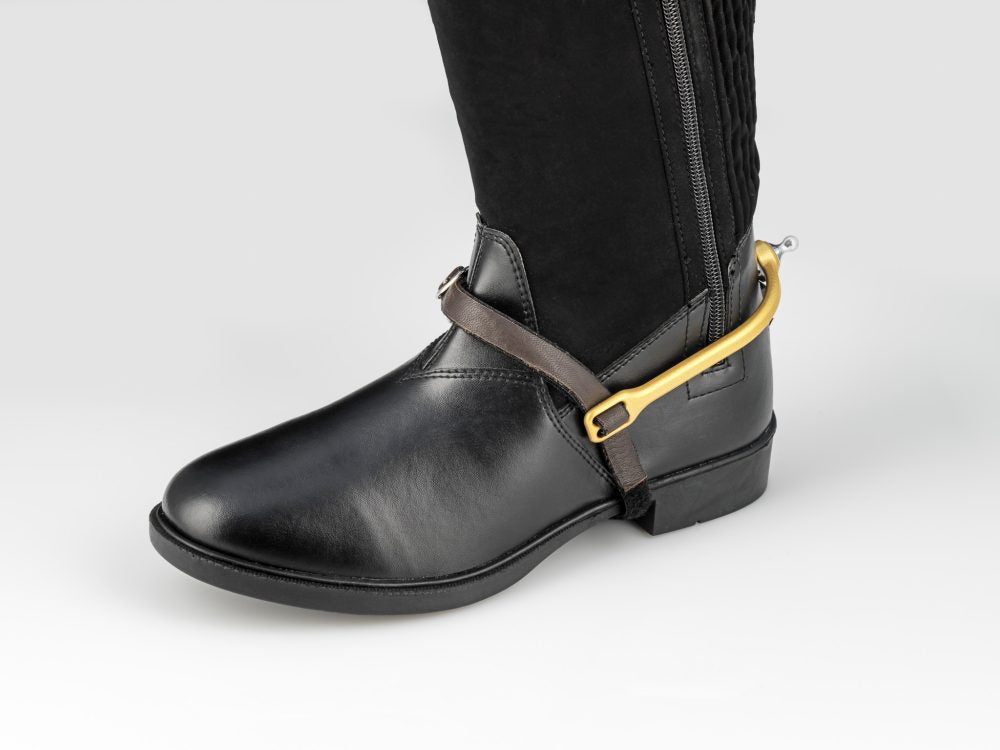 American Equus Spur-Tech Performance Spur Straps -Brown Leather - Equiluxe Tack