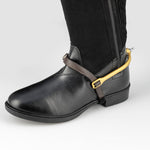 American Equus Spur-Tech Performance Spur Straps -Brown Leather - Equiluxe Tack