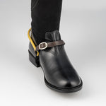 American Equus Spur-Tech Performance Spur Straps -Brown Leather - Equiluxe Tack