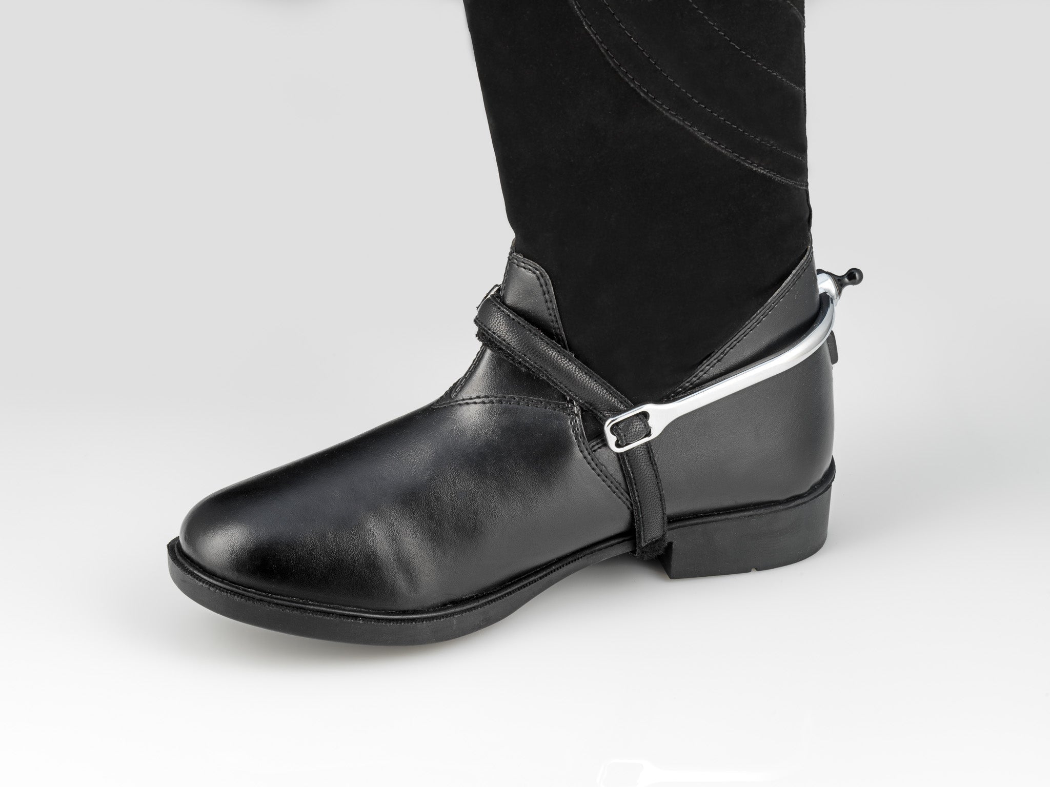 American Equus Spur-Tech Performance Spur Straps Sparkle Black - Equiluxe Tack