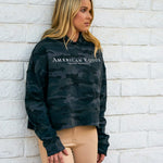 American Equus Technical Training Camo Crop Top Hoodie - American Equus - Equiluxe Tack