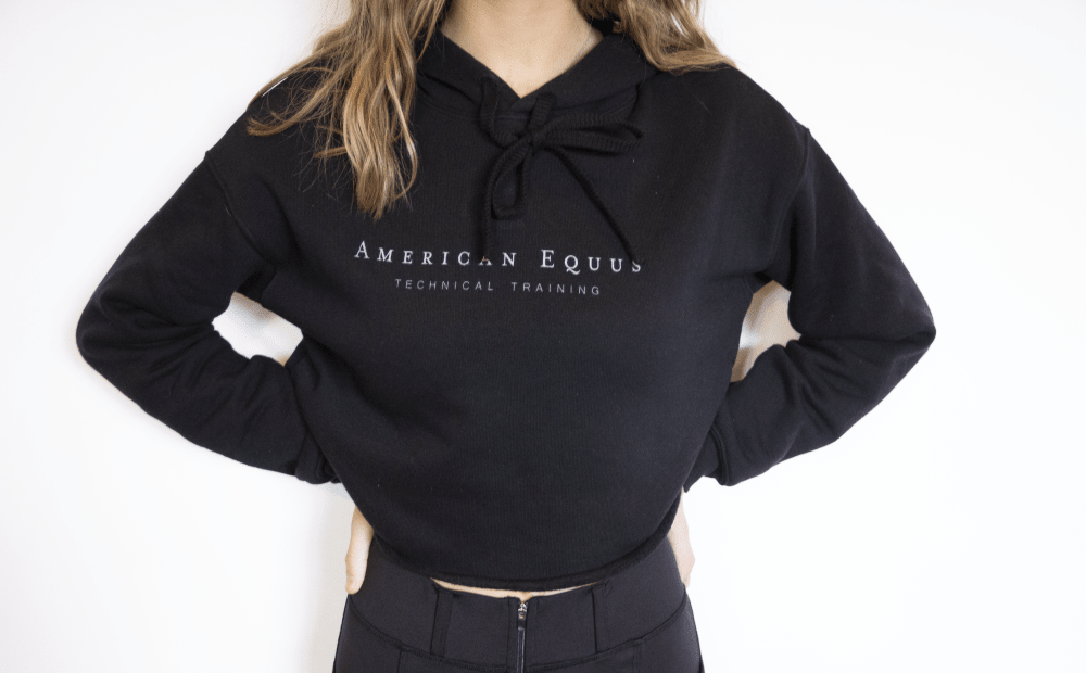 American Equus Technical Training Cropped Top Hoodie - American Equus - Equiluxe Tack