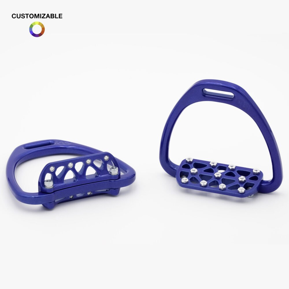American Equus "Traction Pin Edition" Thoroughbred Racing Irons - American Equus - Equiluxe Tack