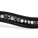 Americana 1 Black Patent Browband - Halter Ego® - Equiluxe Tack