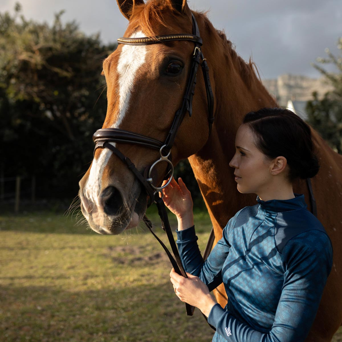 Aqua Sport Sun Shirt - Espoir Equestrian - Equiluxe Tack