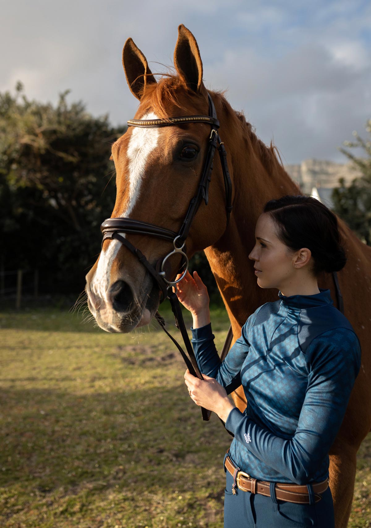 Aqua Sport Sun Shirt - Espoir Equestrian - Equiluxe Tack