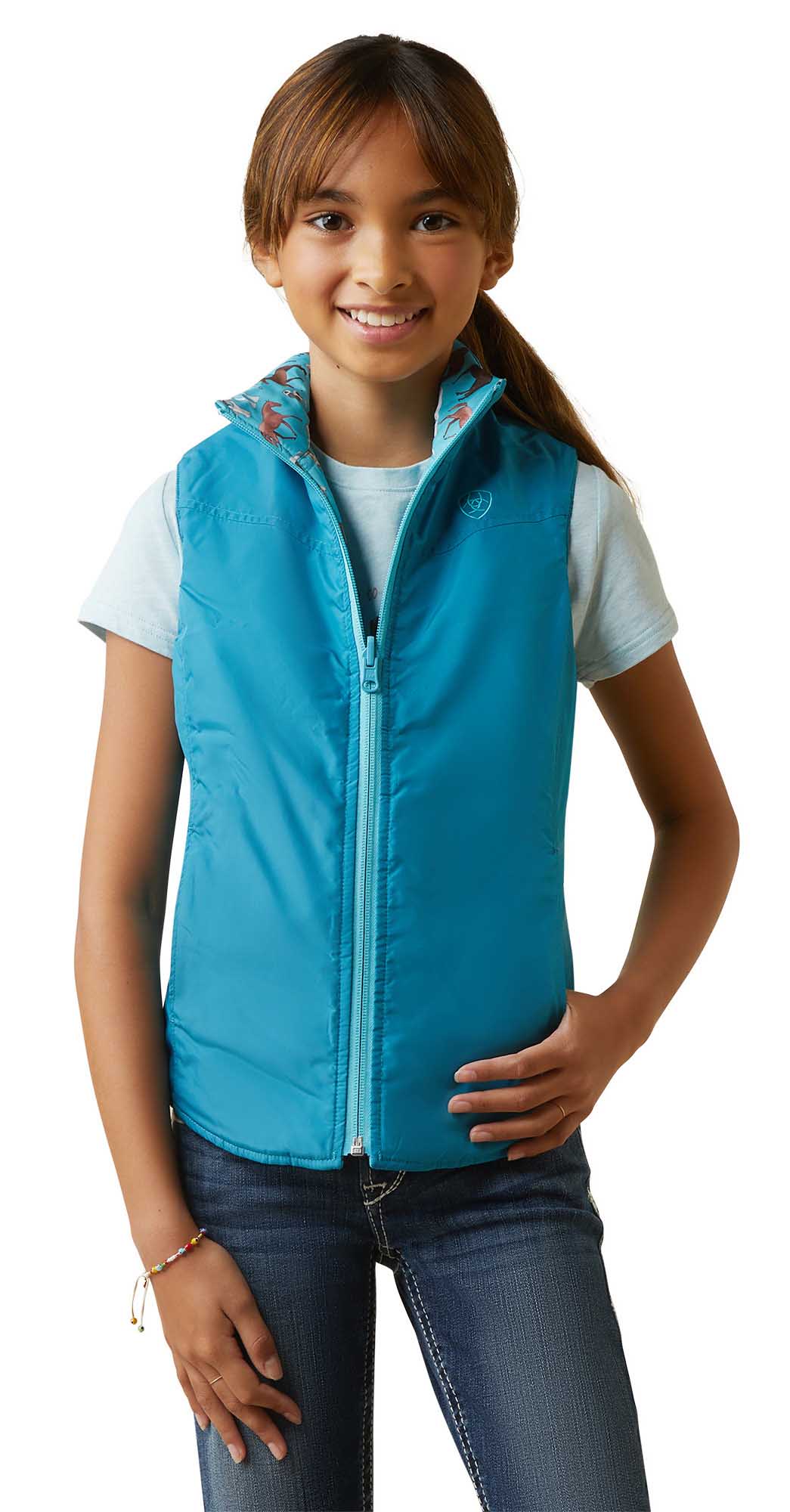 Ariat Girls Bella Reversible Insulated Vest - Ariat - Equiluxe Tack
