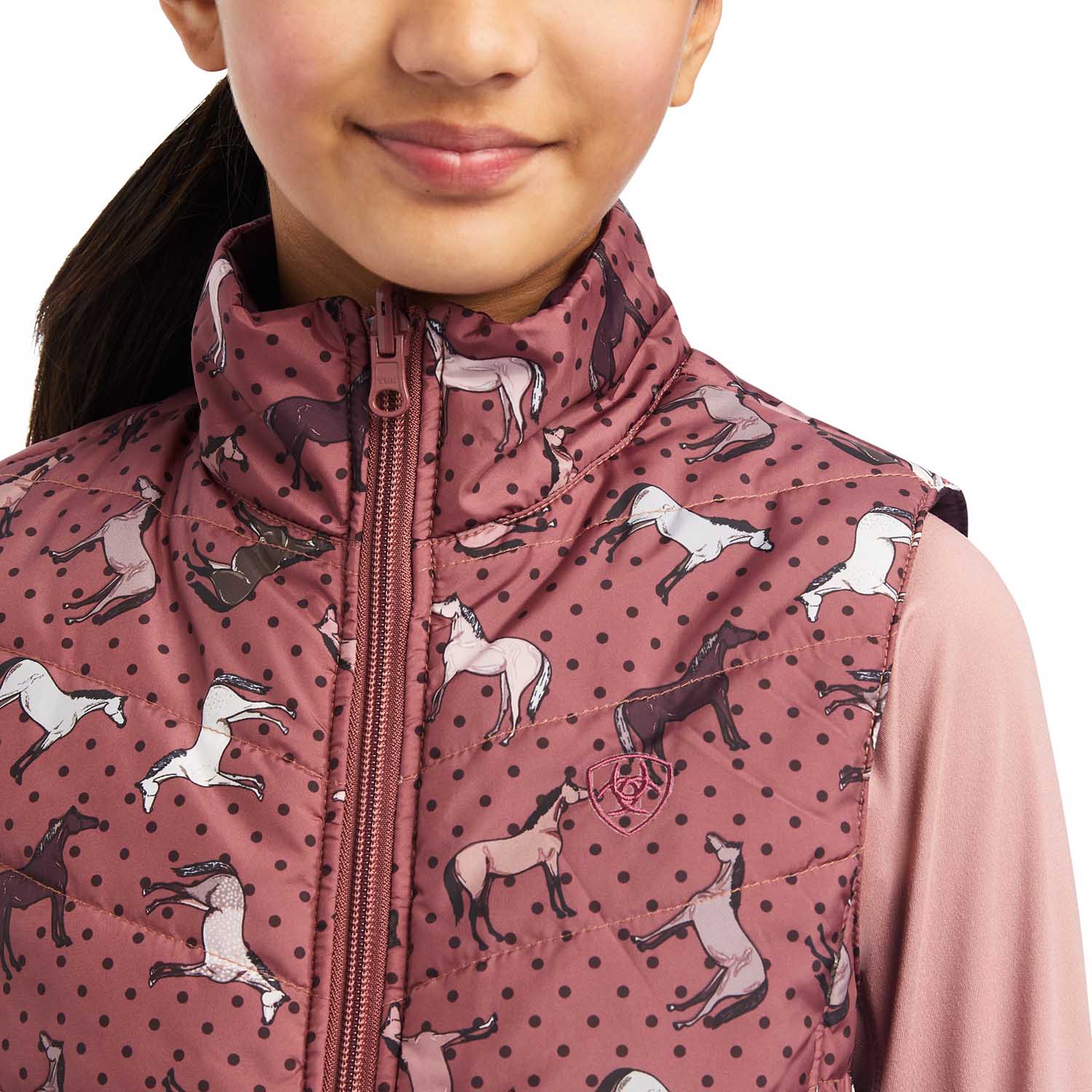 Ariat Girls Bella Reversible Insulated Vest - Ariat - Equiluxe Tack