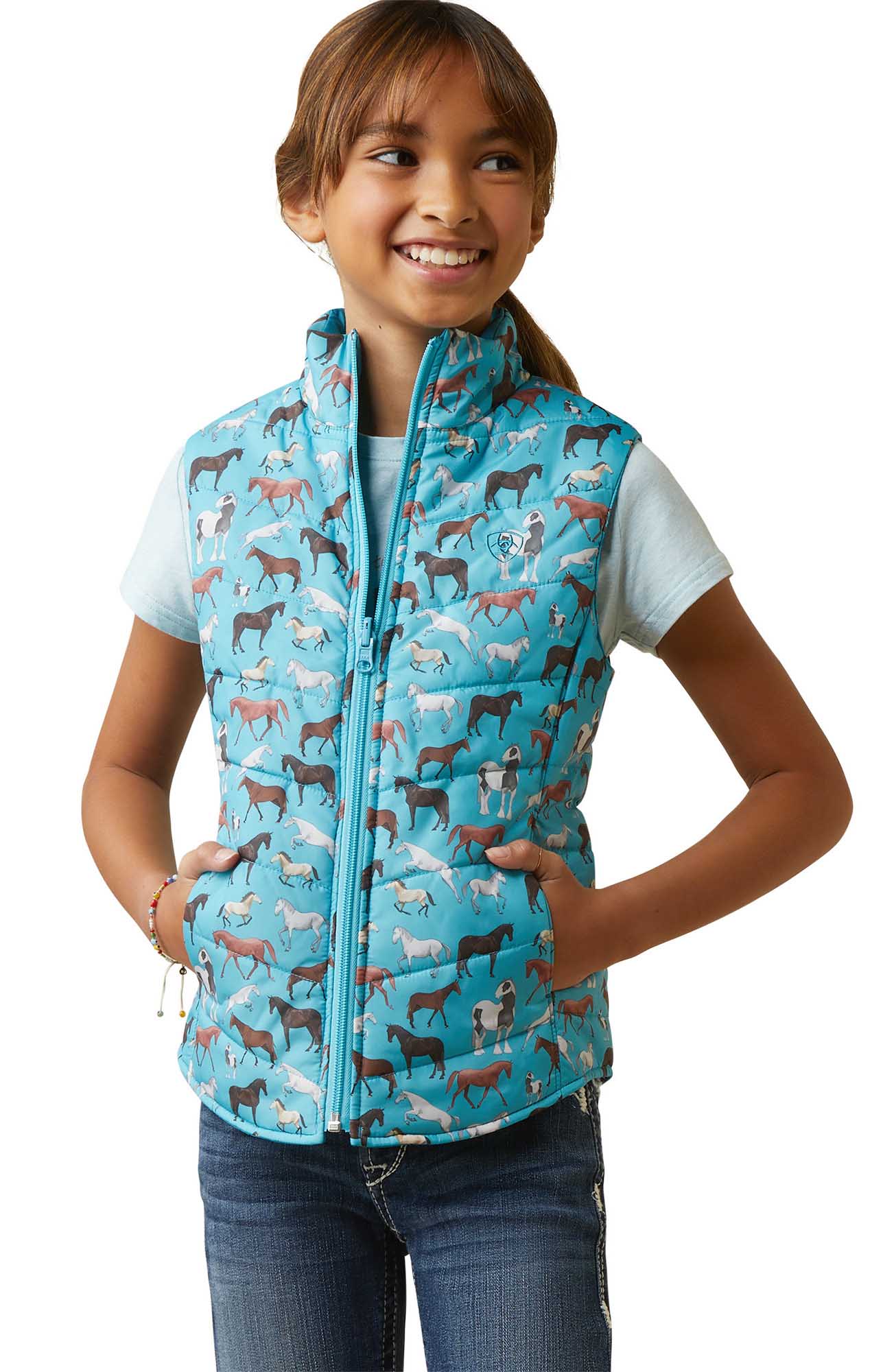 Ariat Girls Bella Reversible Insulated Vest - Ariat - Equiluxe Tack