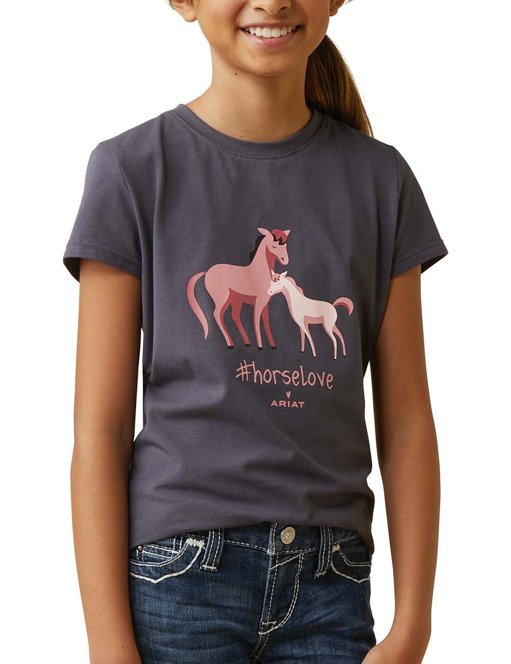 Ariat Girls horselove T-Shirt - Ariat - Equiluxe Tack