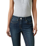 Ariat Halo Denim Full Seat Breech, Birch Marine